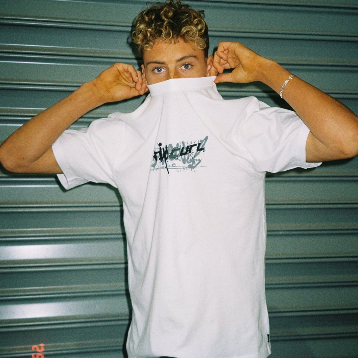 T-shirt Loose ARCHIVE Mashup white, RIP CURL