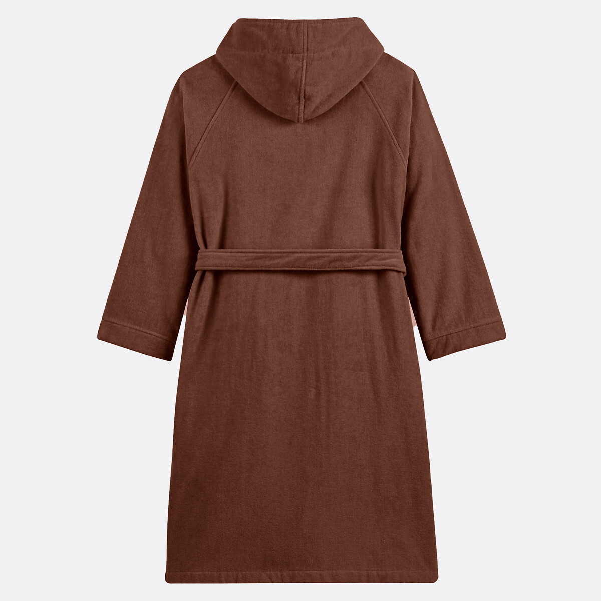 Peignoir capuche éponge velours 450 g/m2, Trizie ecorce, LA REDOUTE INTERIEURS