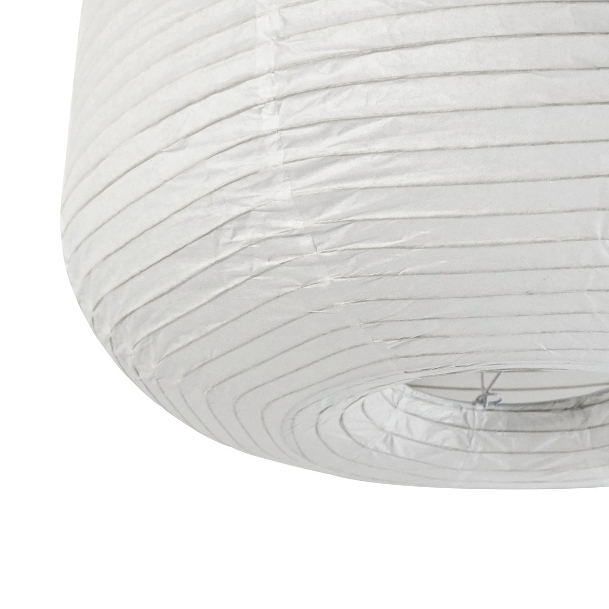 Abat-jour forme donut avec un style moderne blanc en papier, TUVA blanc, NORDLUX