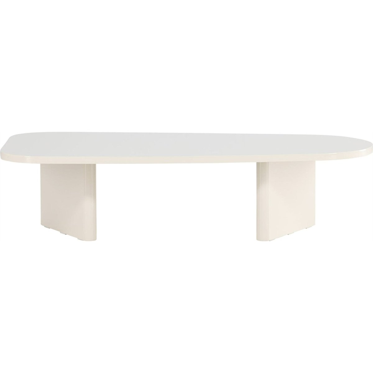 Table basse forme organique collection RITONY beige clair, RECOLLECTION