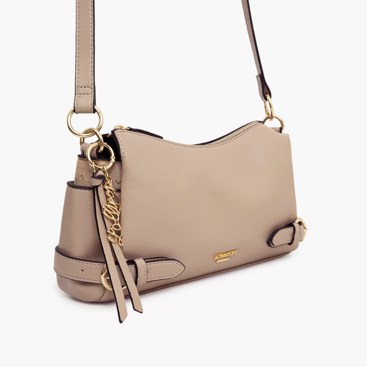 Sac porté épaule Tobi doré,taupe, LOLLIPOPS
