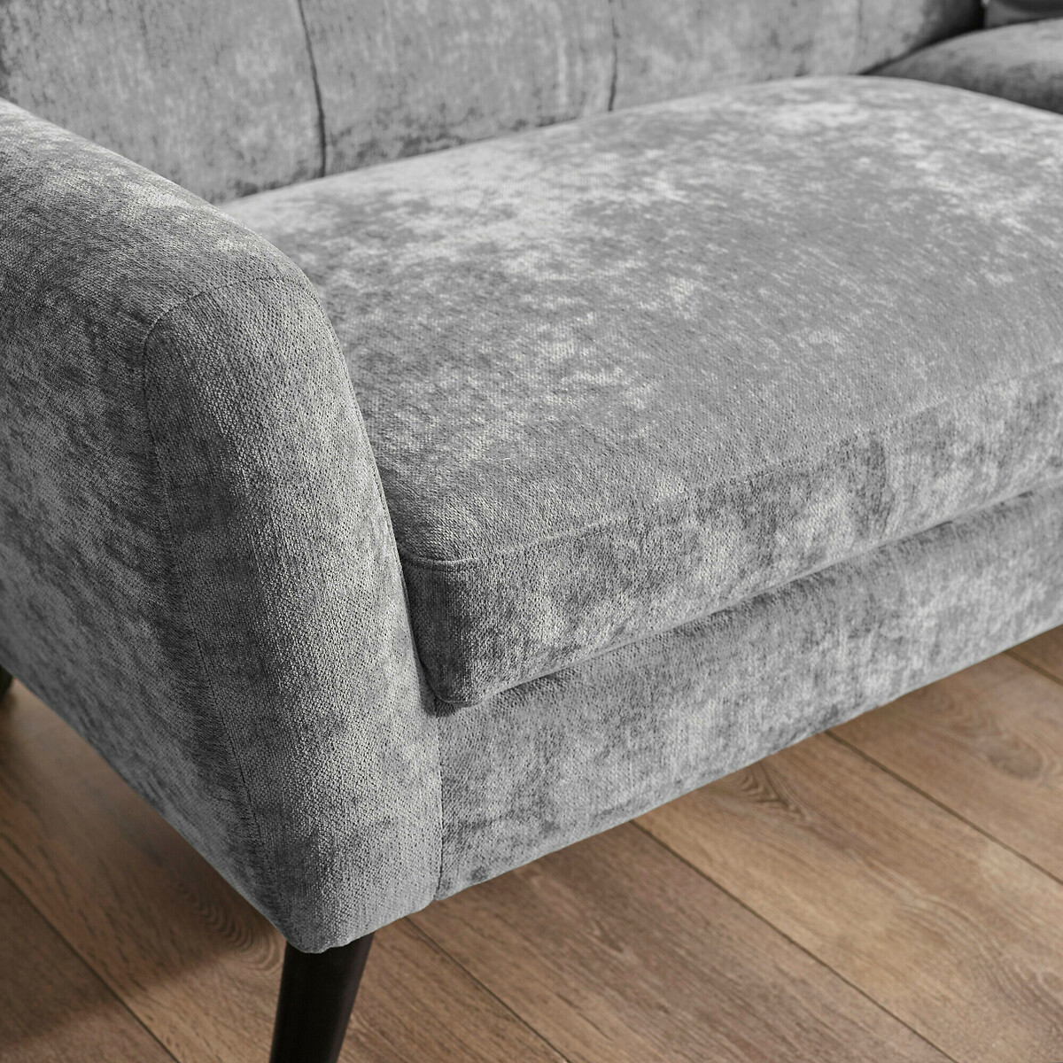 Edie Chenille 2 Seater Sofa Bed grey, SO'HOME