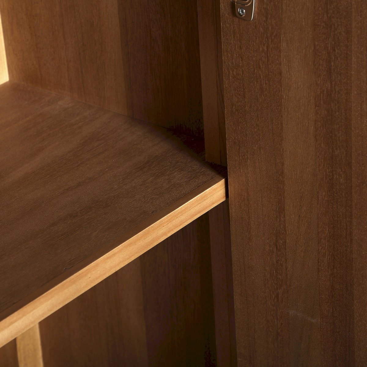 Armoire en bois rainuré collection copenhague brun, RECOLLECTION