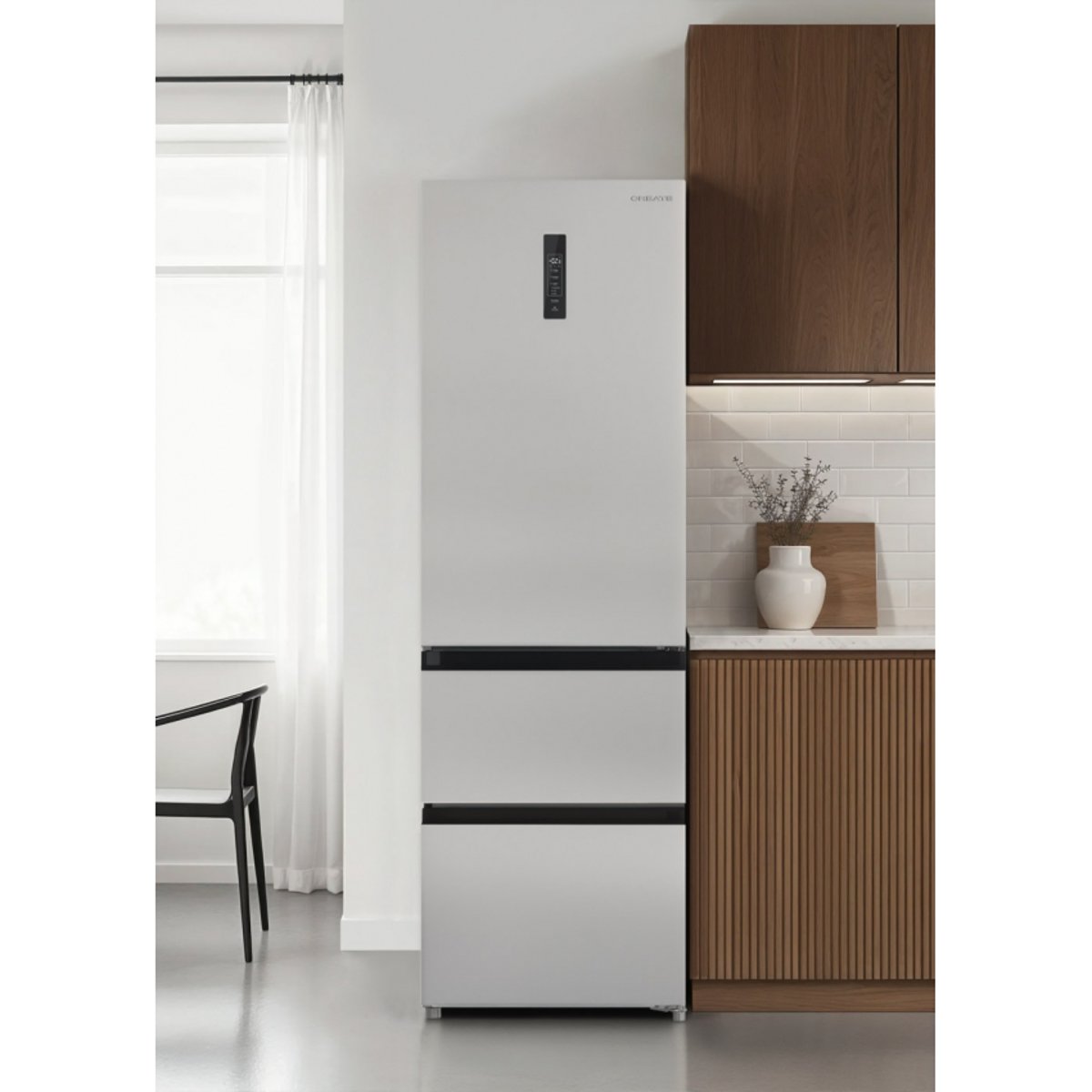 Réfrigérateur FRIDGE STUDIO COMBI PRO FLEX 401L inox, CREATE