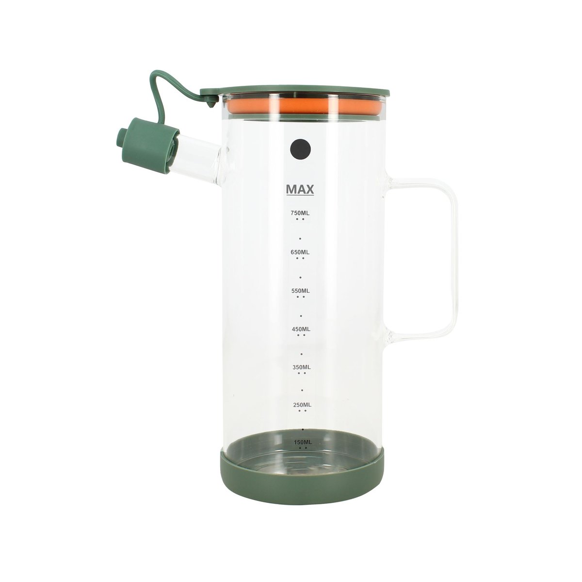 Huilier en verre transparent-vert, MENASTYL