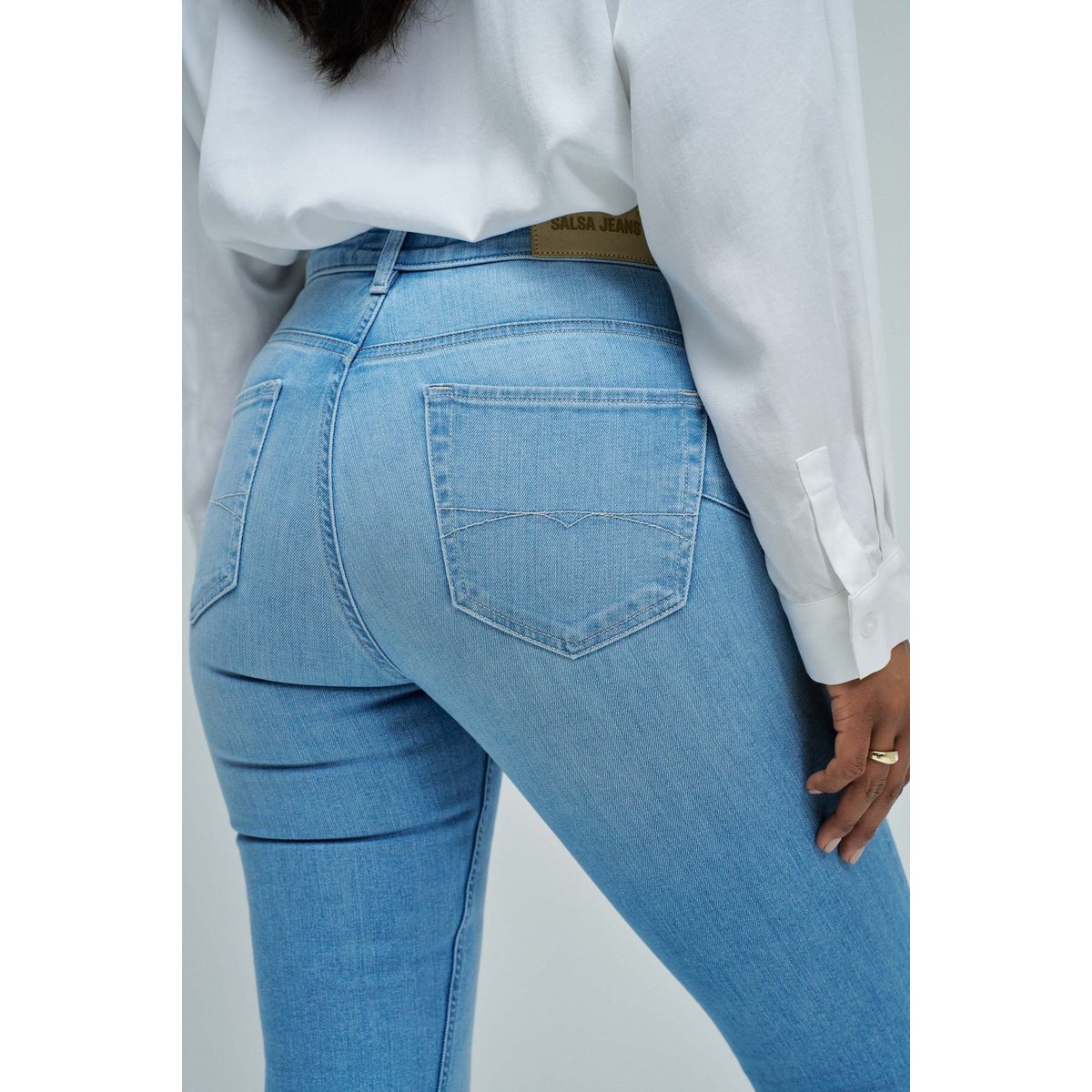 JEAN FAITH PUSH IN SKINNY bleu, SALSA JEANS