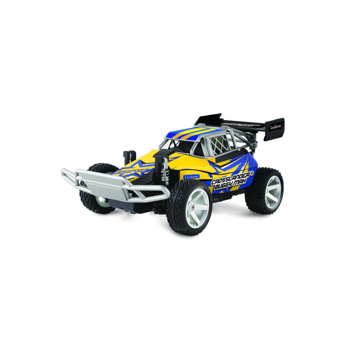 Crosslander BUGGY MAX – Voiture Buggy télécommandée rechargeable jaune, LEXIBOOK
