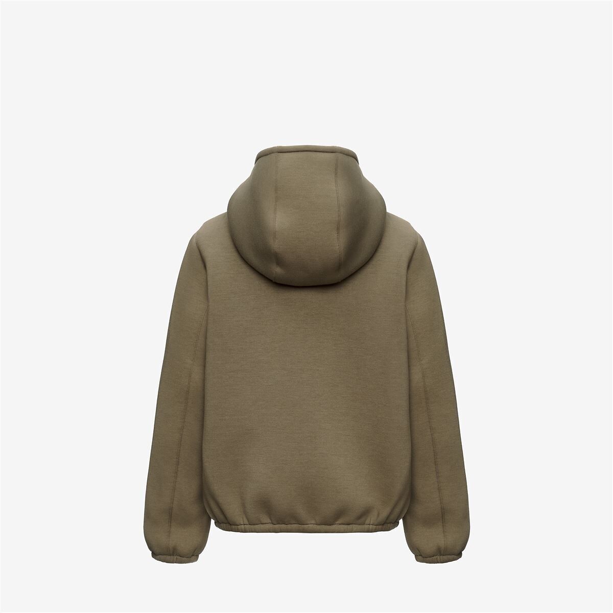 Veste à capuche zippée Jack Spacer kaki/bleu marine, K-WAY