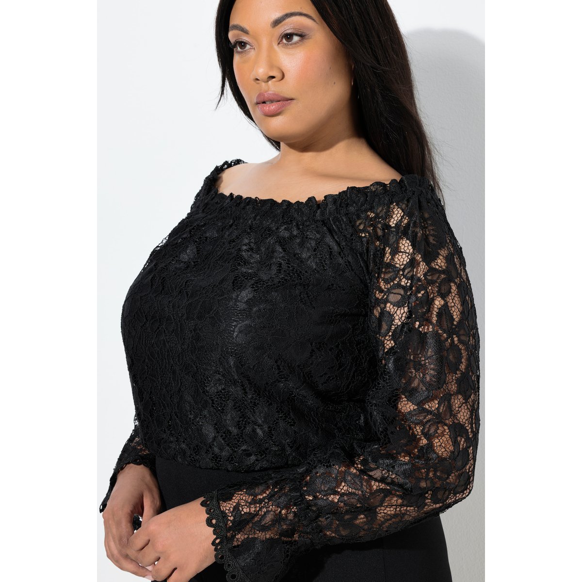 Combinaison jambe large noir, ULLA POPKEN