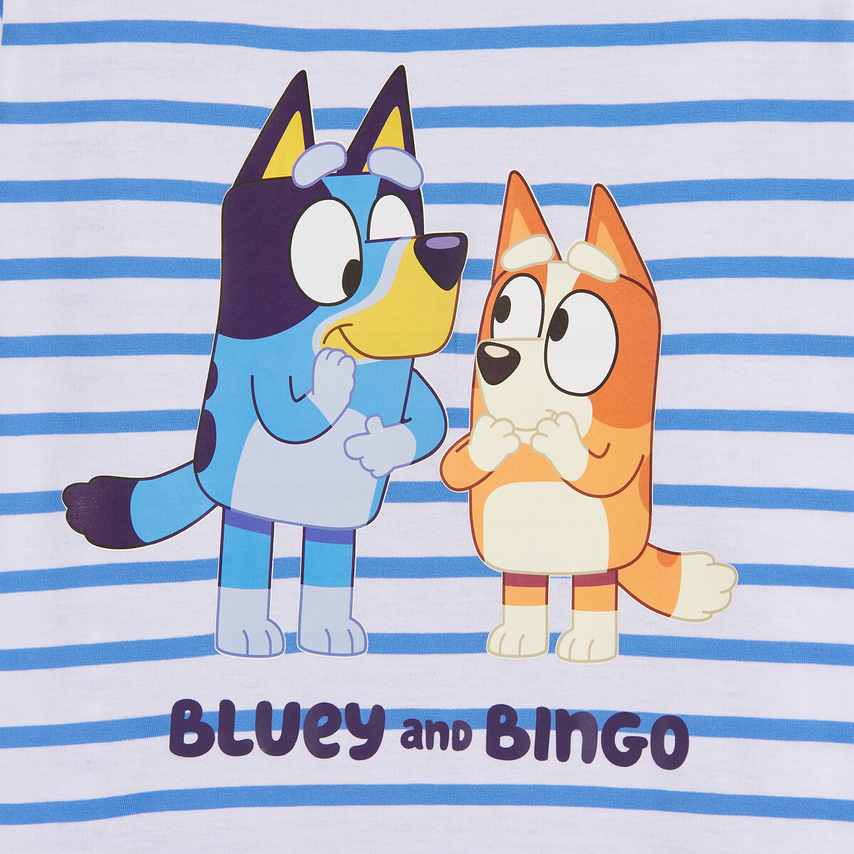 Pyjashort Bluey rayé bleu, BLUEY