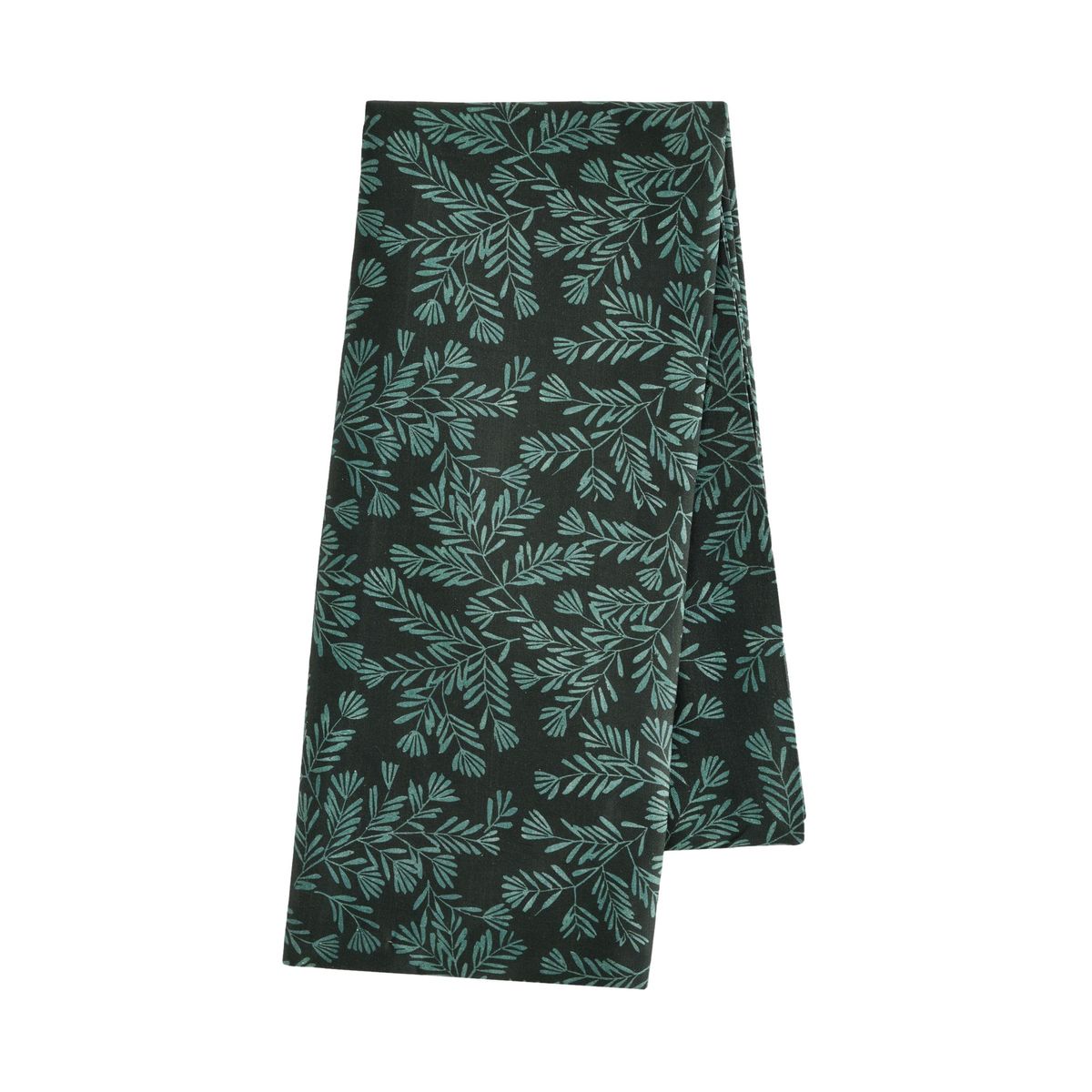 Nappe de table facile à nettoyer motif houx vert, NEXT