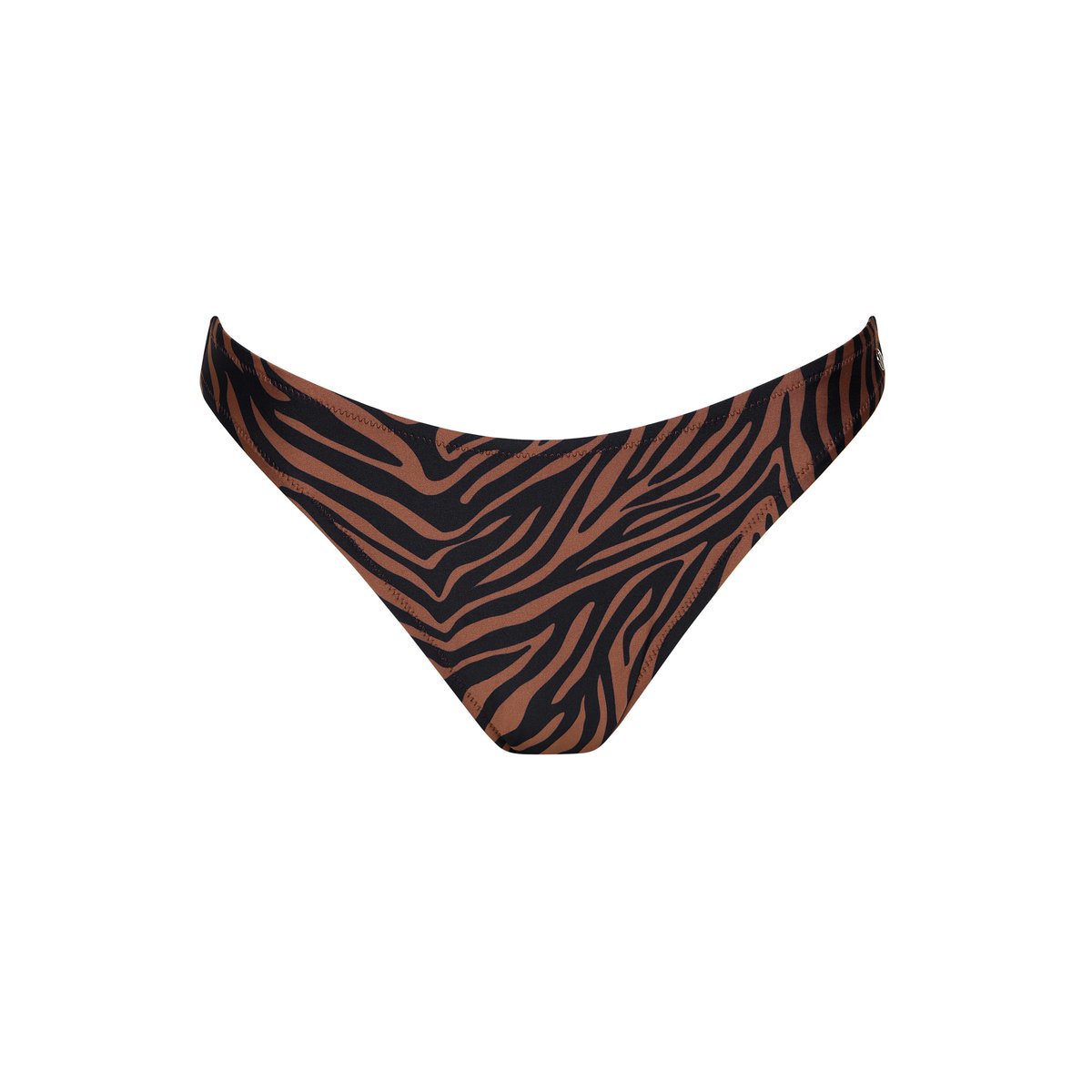 Bas maillot slip de bain échancré Lima marron, LISCA