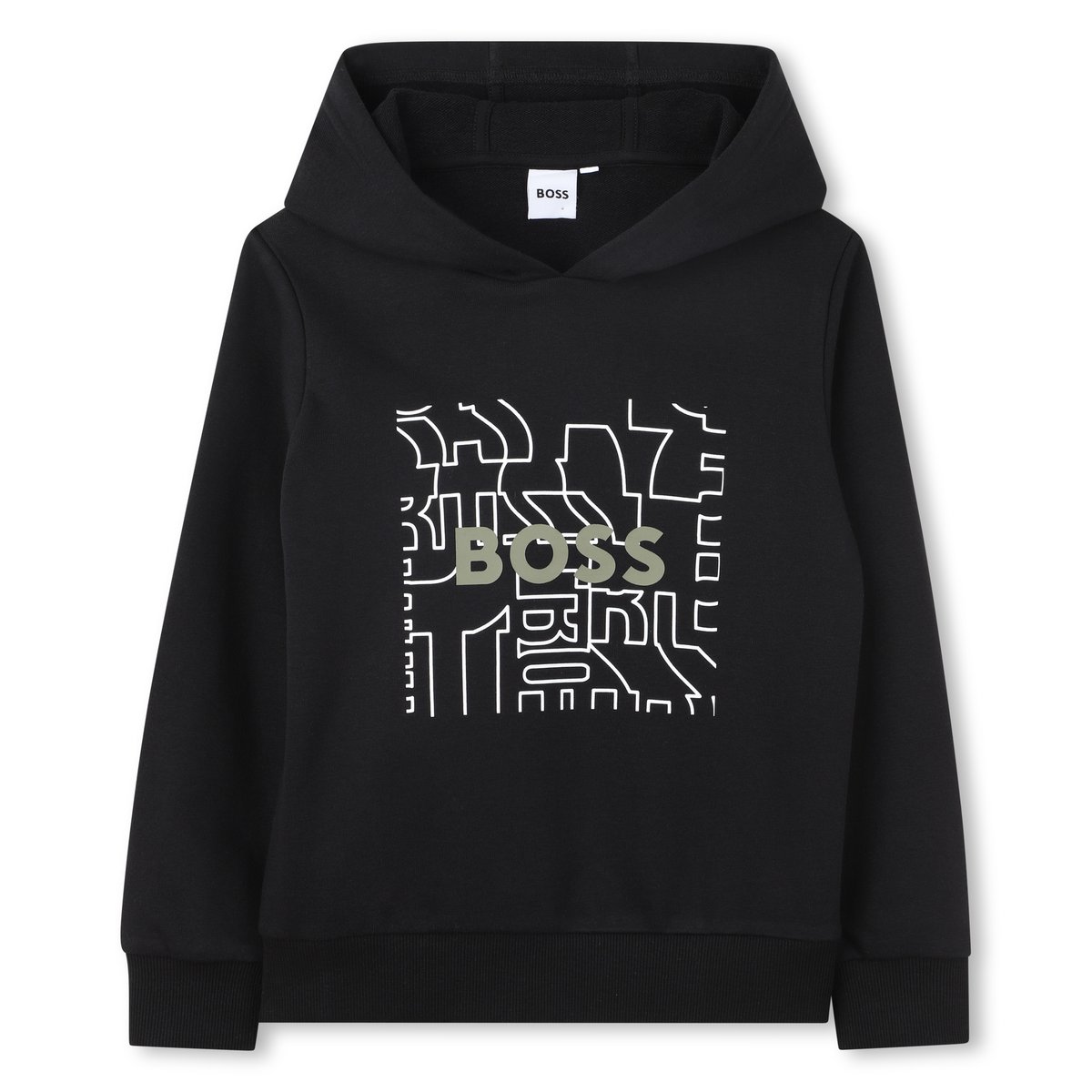 Sweat black, BOSS KIDSWEAR