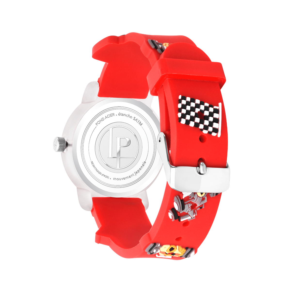 Montre Analogique  LOU transparent rouge rouge, LOUIS PION