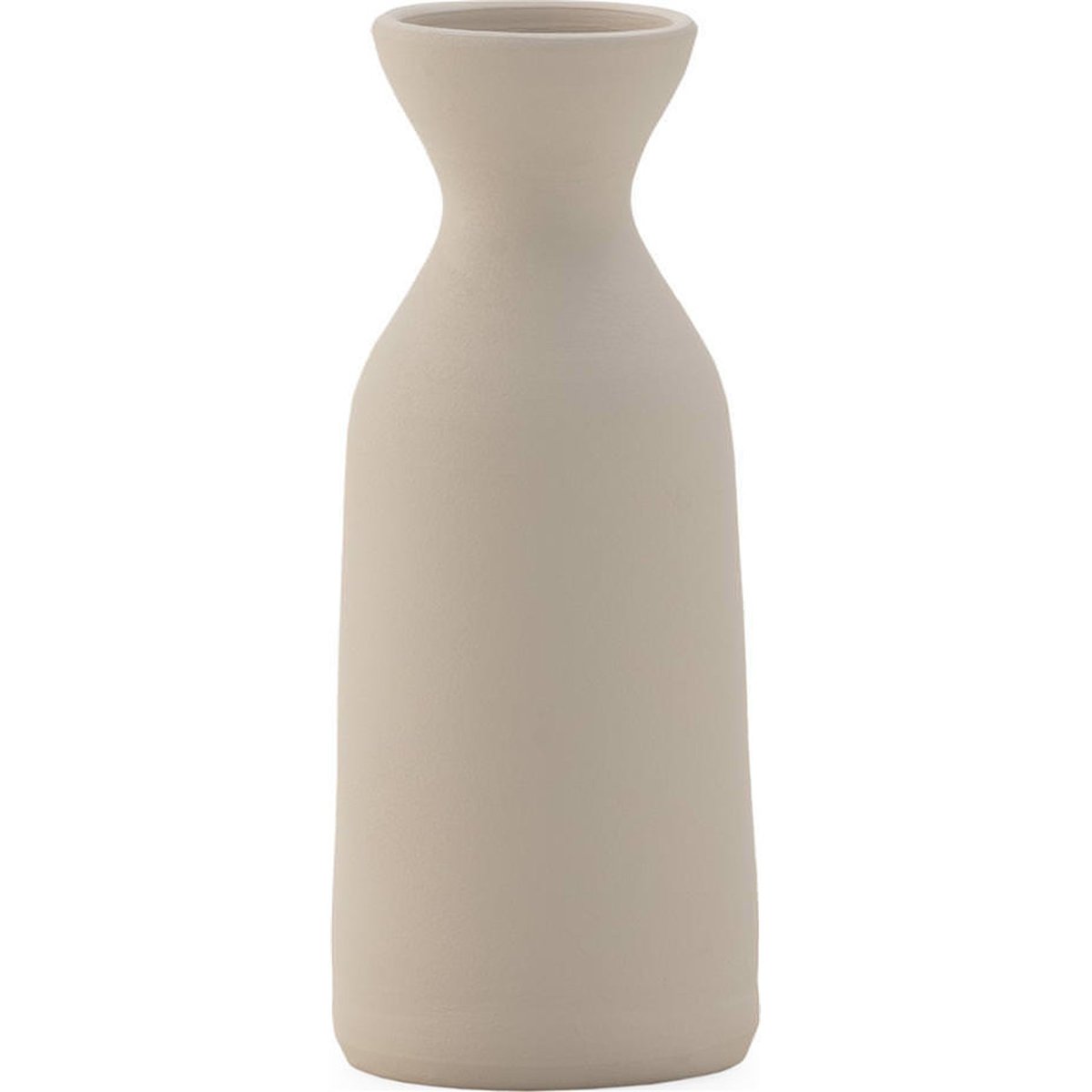 Vase en argile à silhouette élancée gris, RECOLLECTION
