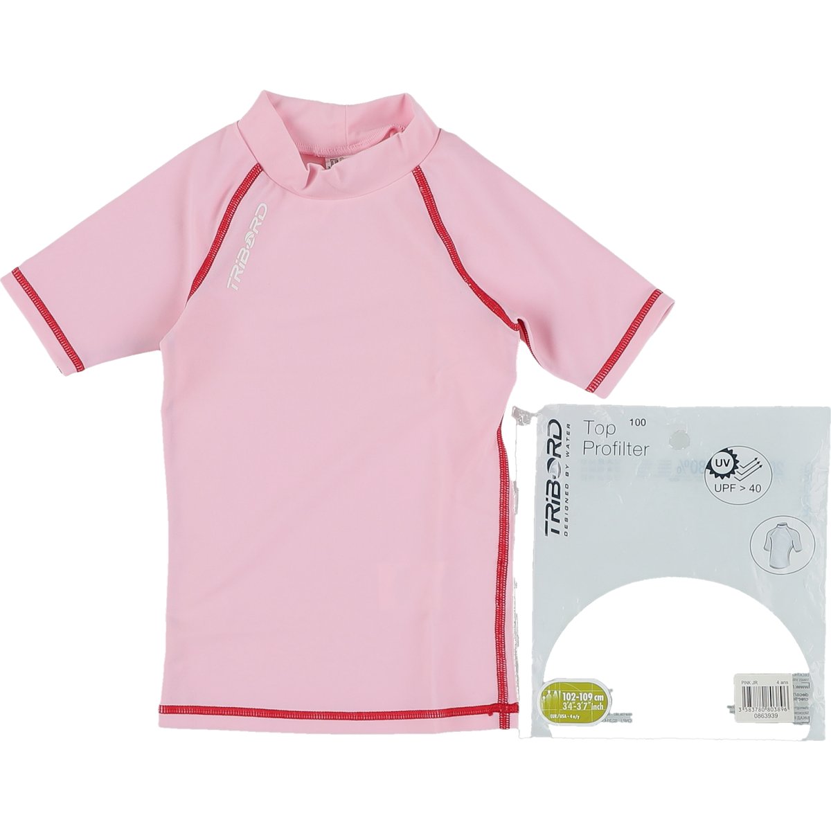 T-shirt anti UV - Très bon état rose, DECATHLON