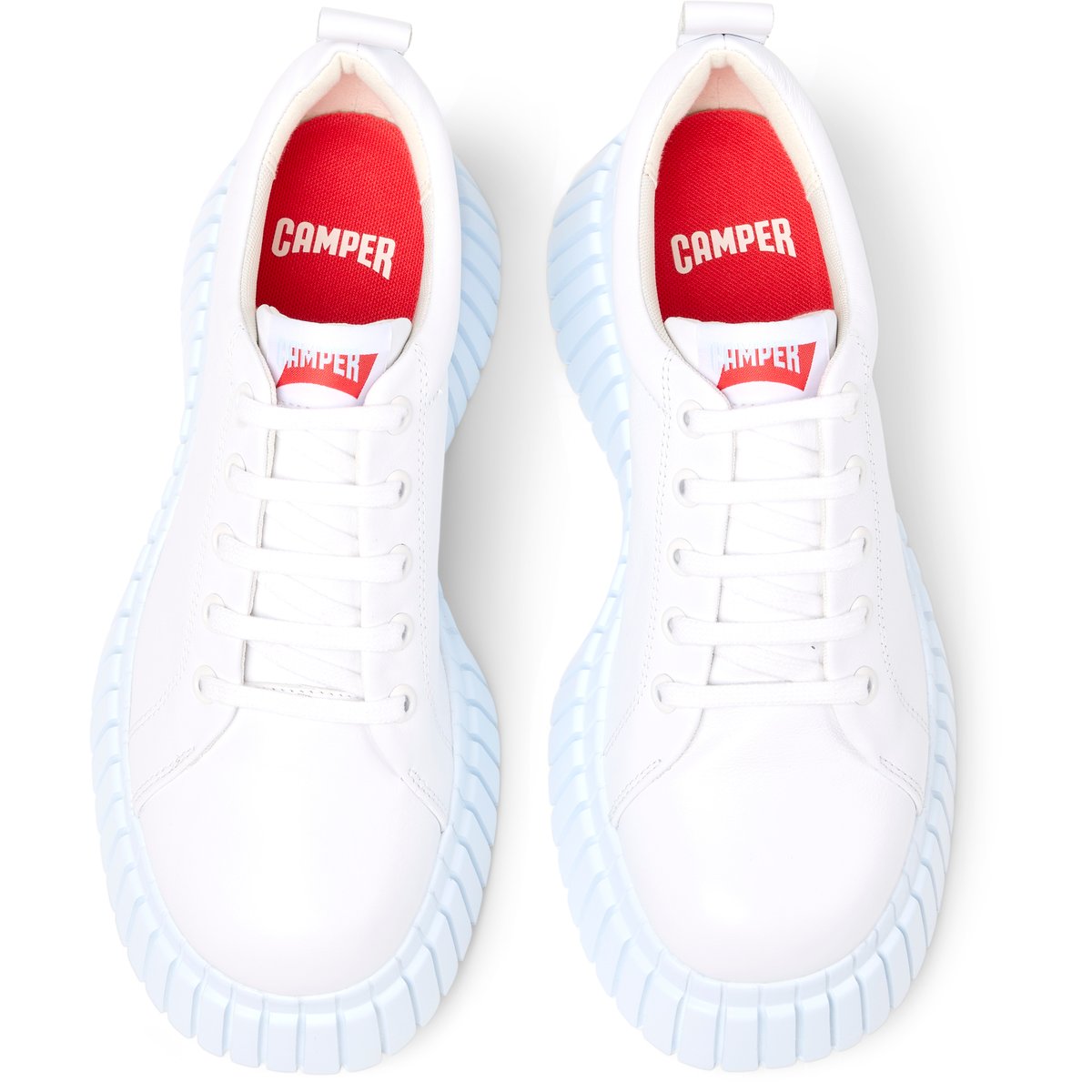 Derbies Pix BCN cuir blanc naturel, CAMPER