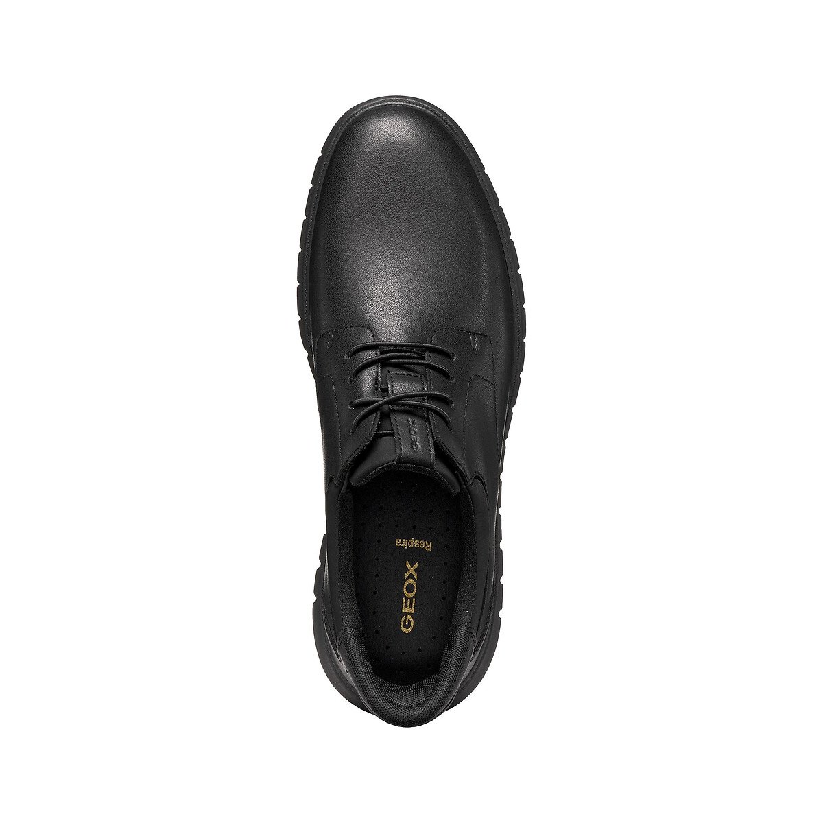 Derbies en cuir, FLEXTRIDE PLUS, FAST-IN noir, GEOX