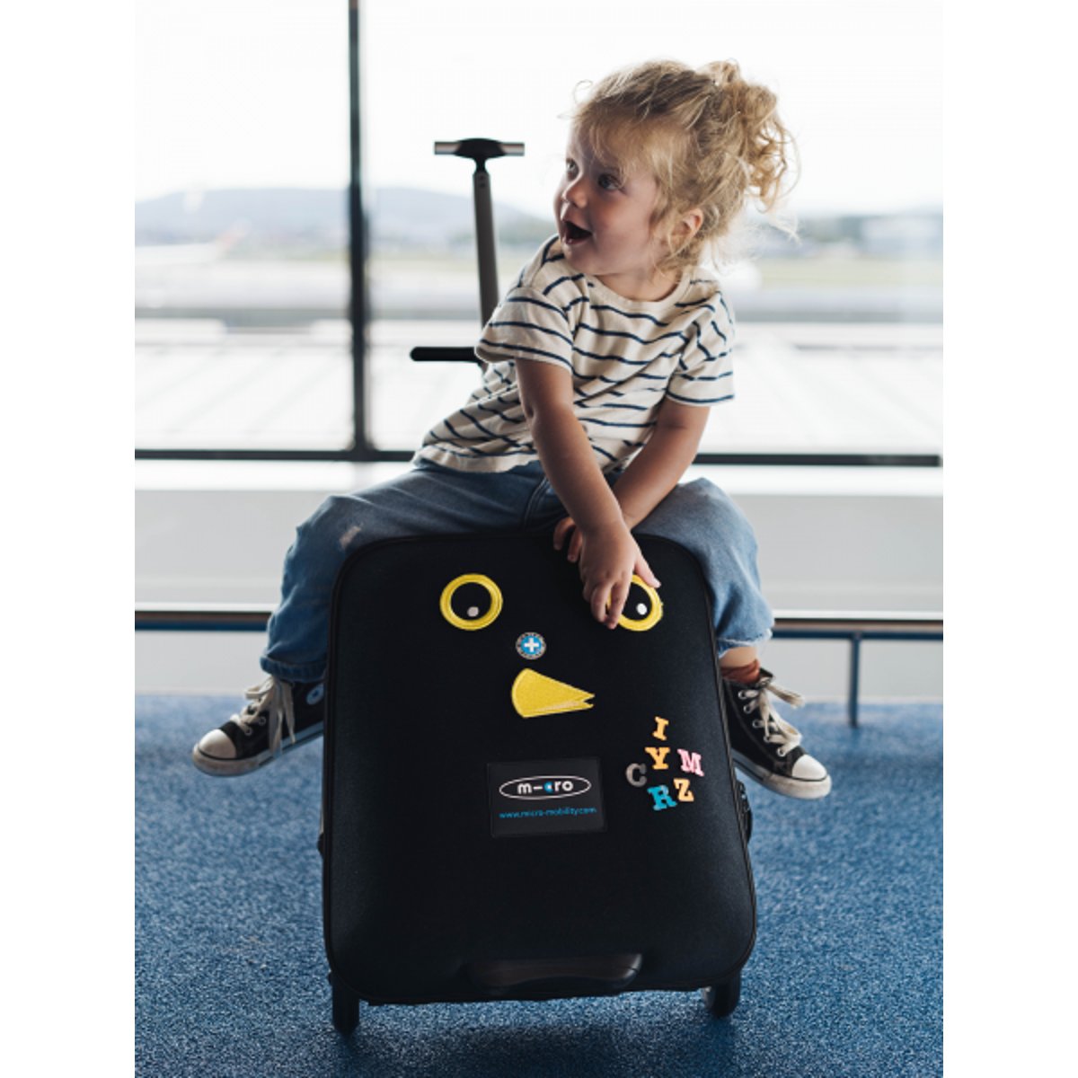 Micro Luggage Eazy - noir, MICRO MOBILITY