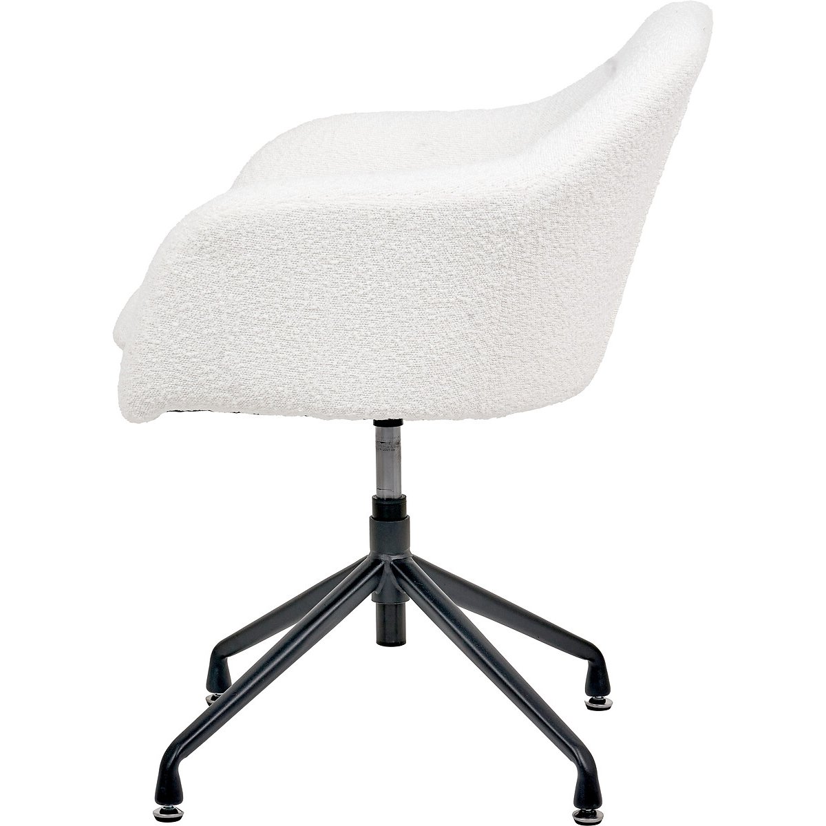 Rosetti Boucle Swivel Height-Adjustable Office Chair white, ÉDITÉ