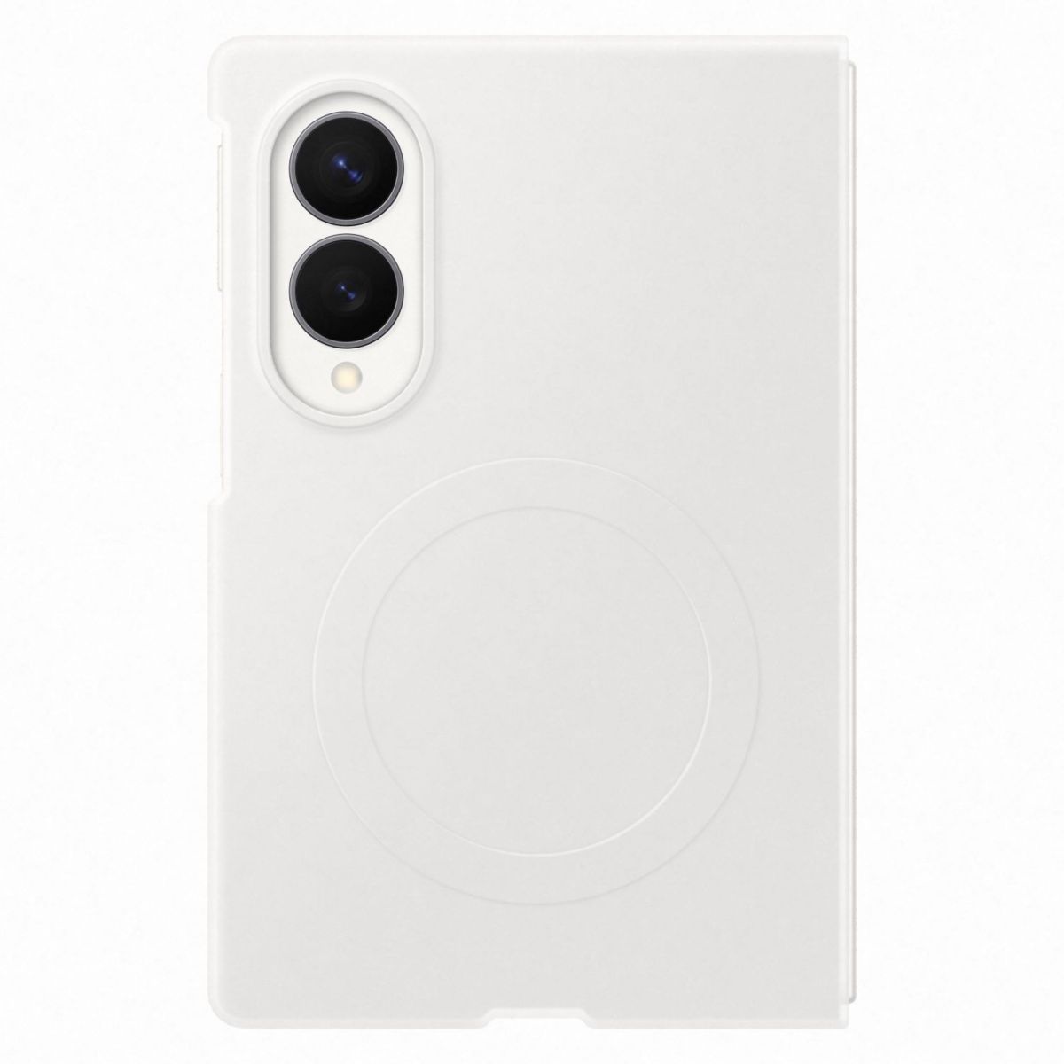 Pack Silicone magnétique Crème + Film Fold couleur unique, SAMSUNG