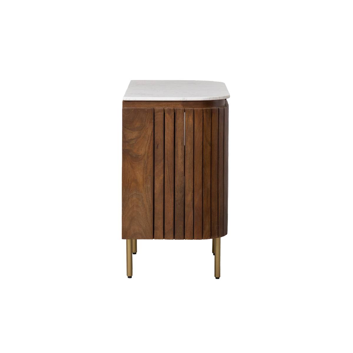 Buffet en bois de manguier SIENNE bois foncé, MADE IN MEUBLES 