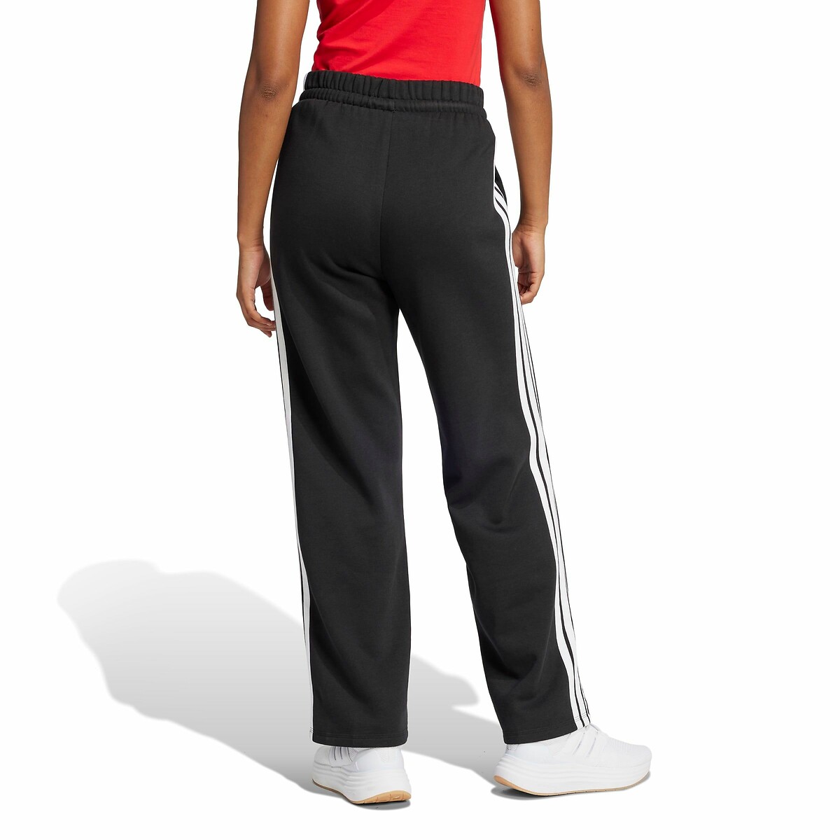 Pantalon large en molleton Essentials 3 stripes noir, ADIDAS SPORTSWEAR