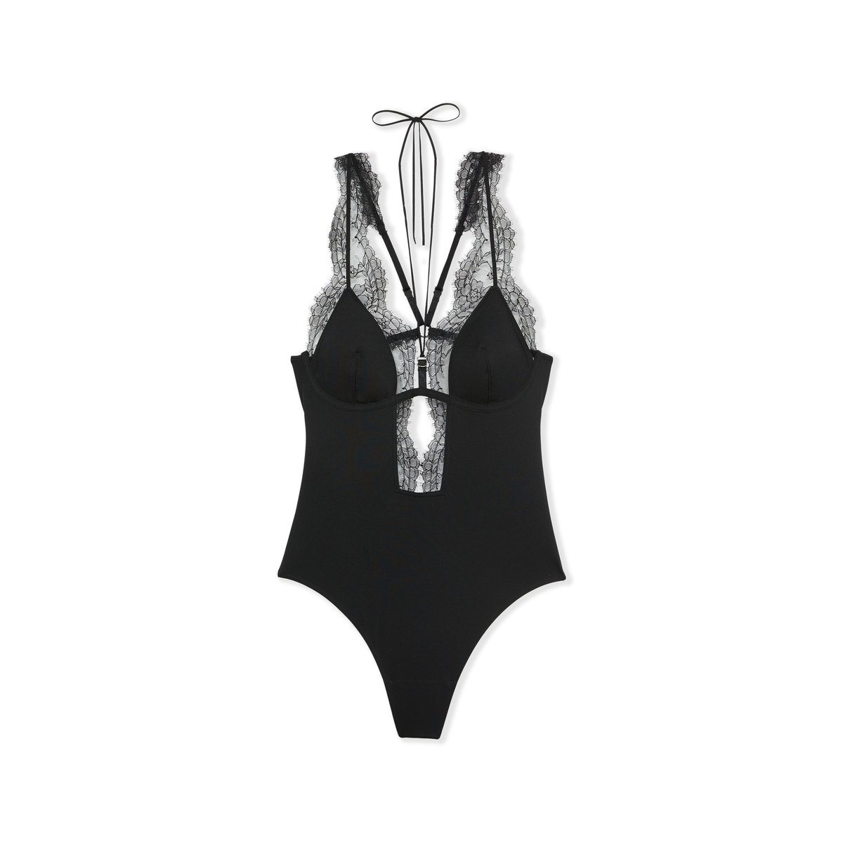 ETAM SANS ARMATURE DARK WHISPER - BODY noir, ETAM