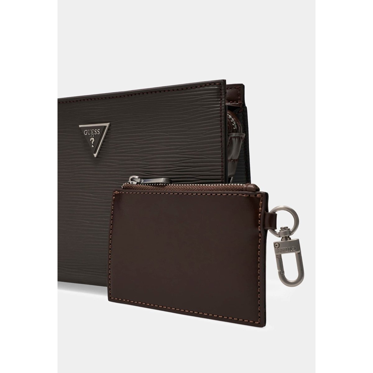 Sac Bandoulière Milano marron foncé, GUESS