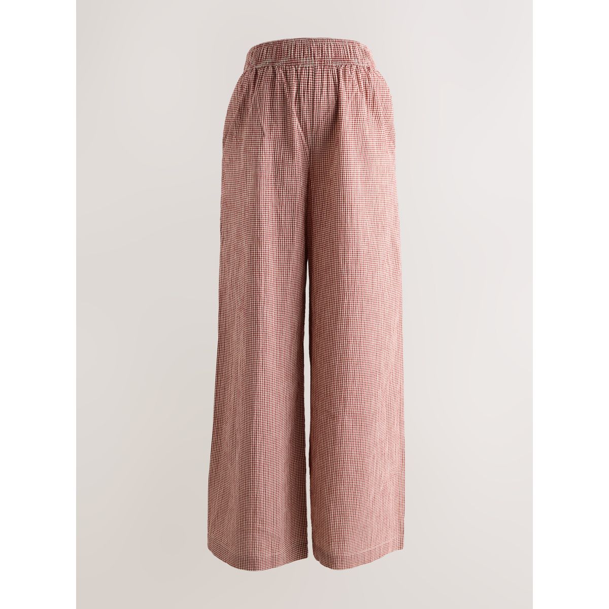 Pantalon large de grossesse vichy rouge, NEXT