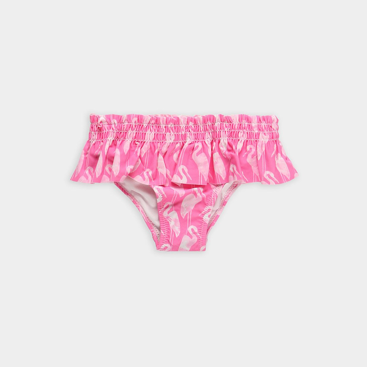 Maillot de bain pour fille avec des flamants UPF50+ rose, BOBOLI