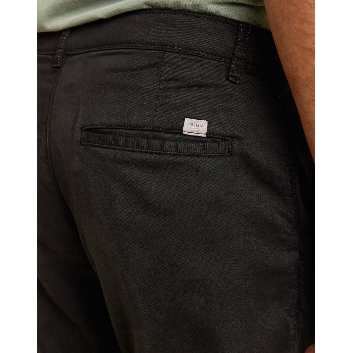 PANTALON CHINO DARK2 noir, PULLIN