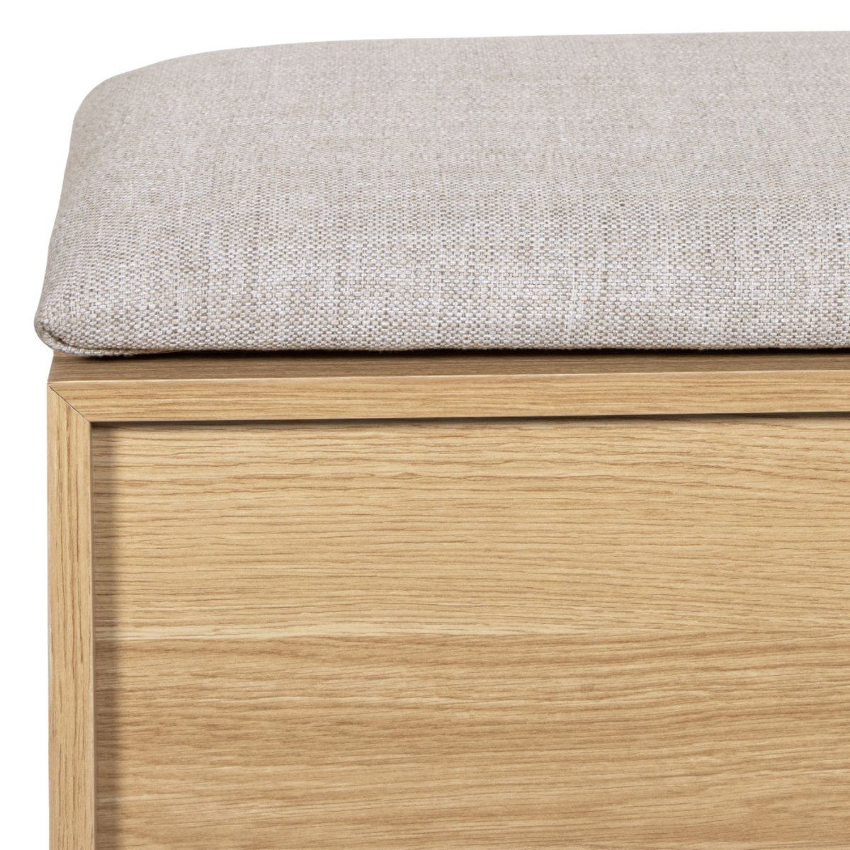 Banc d'entrée avec rangement à chaussures en bois L100cm- JOY bois clair, DRAWER