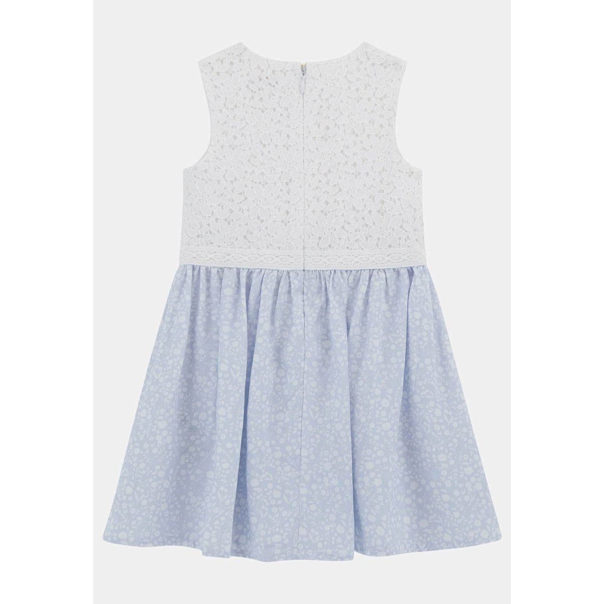 Mini Robe Cintrée Et Évasée blanc, GUESS KIDS