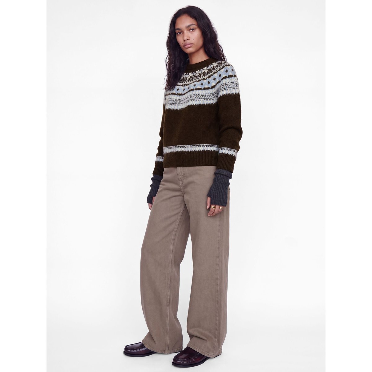 Pull En Maille marron - demitasse 1, JJXX