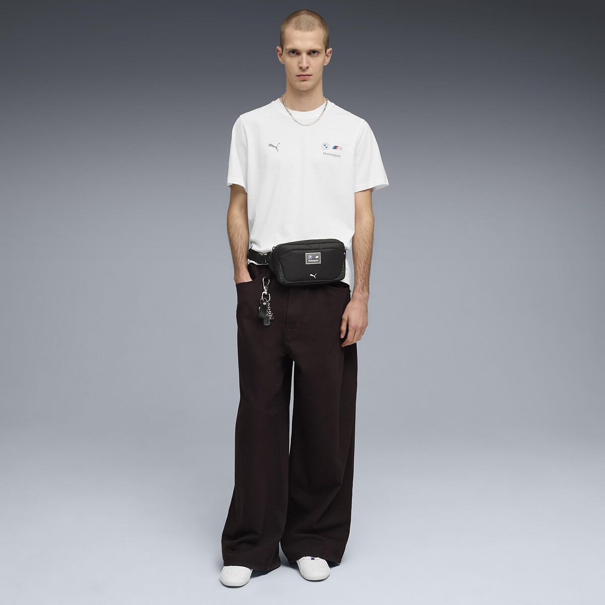 T-shirt manches courtes BMW blanc, PUMA