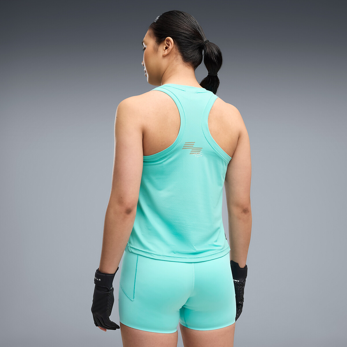 Top desportivo HYROX turquesa, PUMA