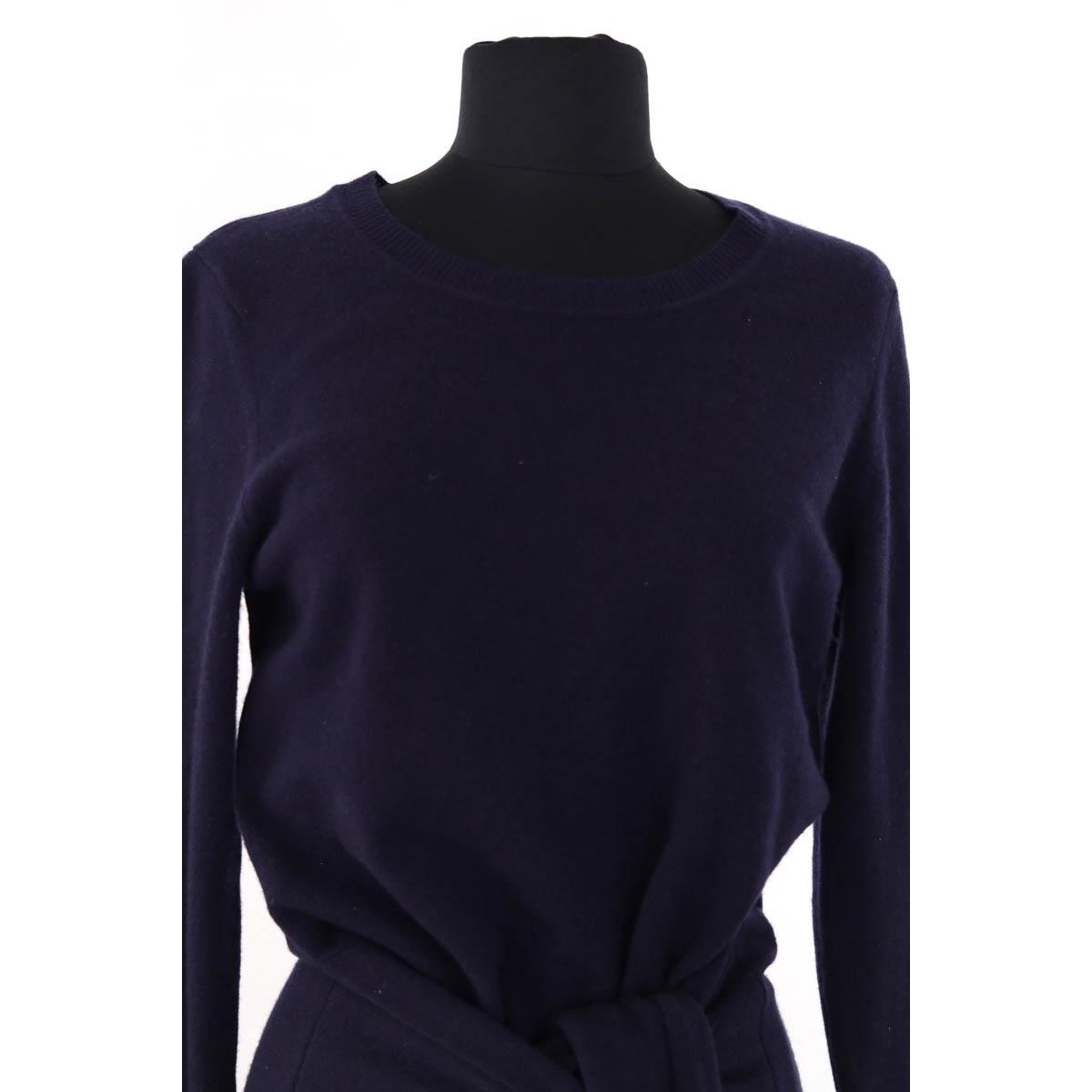 Robe pull - Très Bon État marine, SANDRO