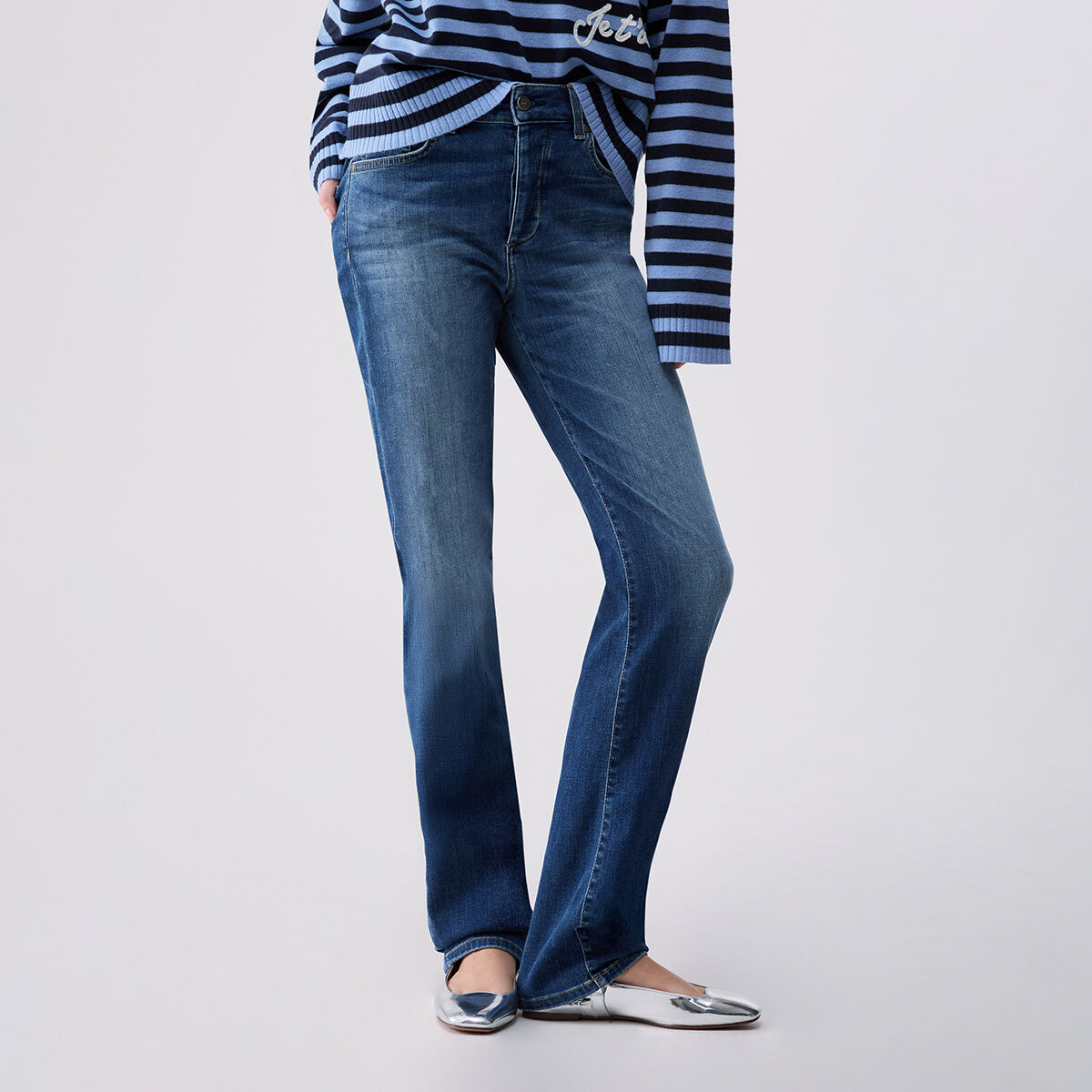 Jean droit Amazing Fit denim bleu foncé, LIU JO