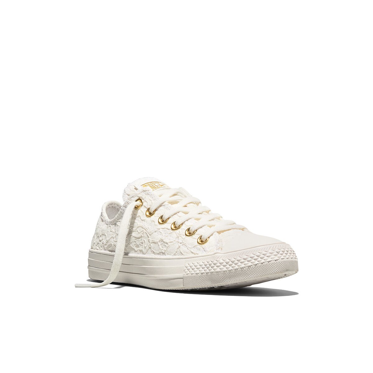 Chuck Taylor All Star Ox Elevated Lace Material Trainers ecru , CONVERSE