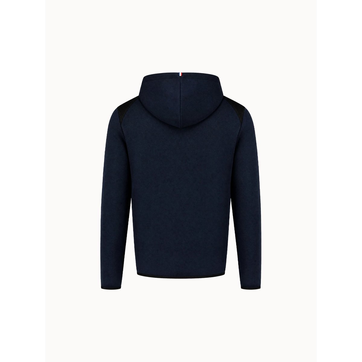 Veste zippée à capuche Coq d'Argent en jersey effet piqué Coq d'argent blue, LE COQ SPORTIF