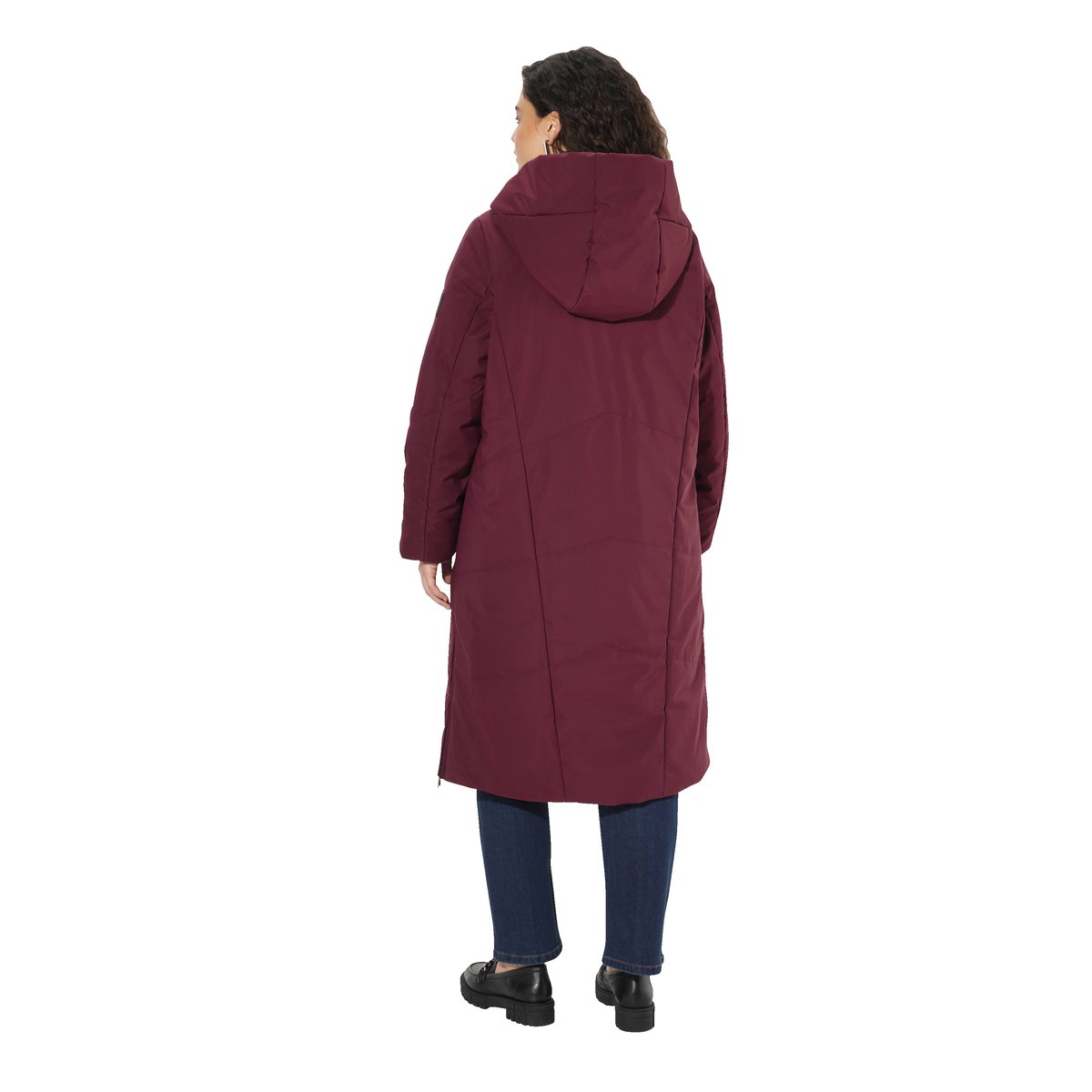Doudoune HYPRAR à col montant et fermeture aubergine, ULLA POPKEN