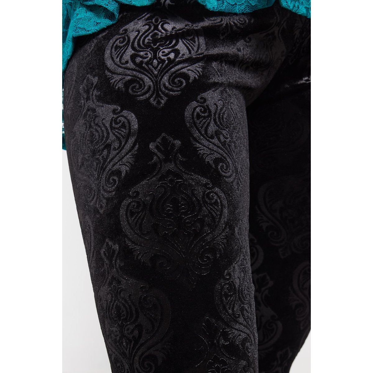 Legging en Velours Imprimé Lorna noir, JOE BROWNS