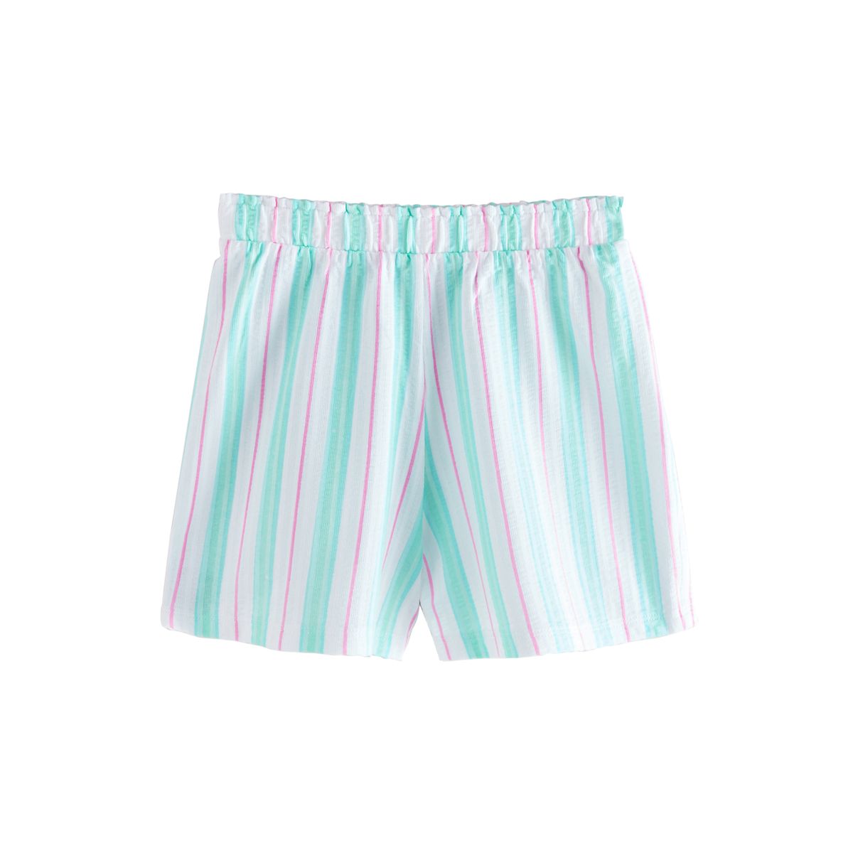 Short texturé à enfiler rayure bleu aqua, NEXT