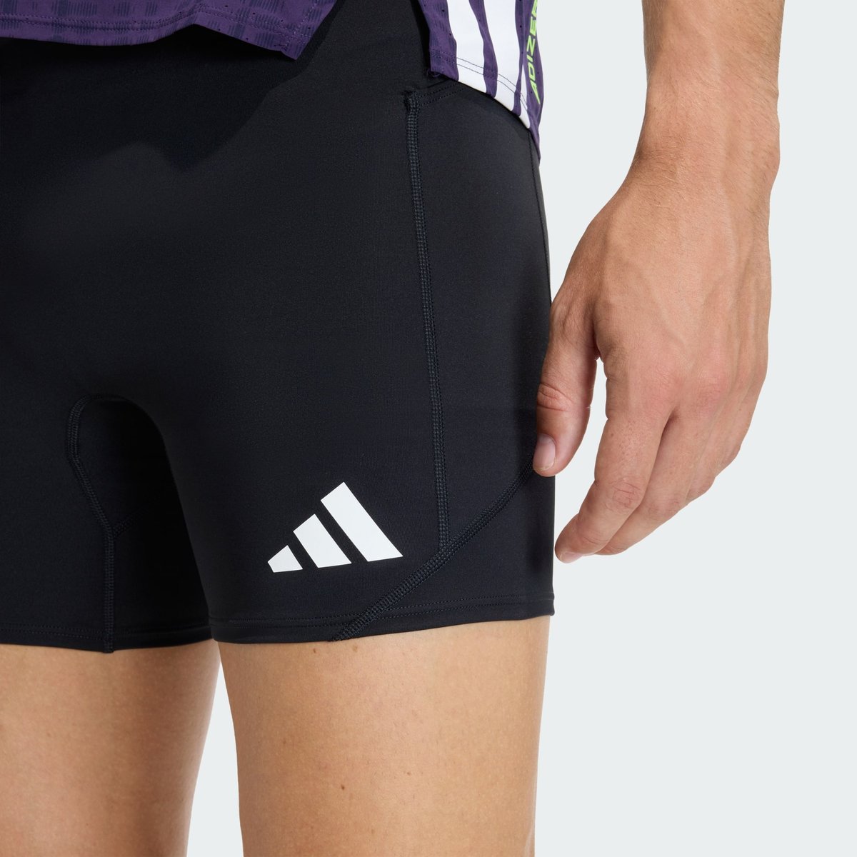 Collant De Running Court Poche Adizero Collant De Running Court Poche Adizero black, adidas Performance