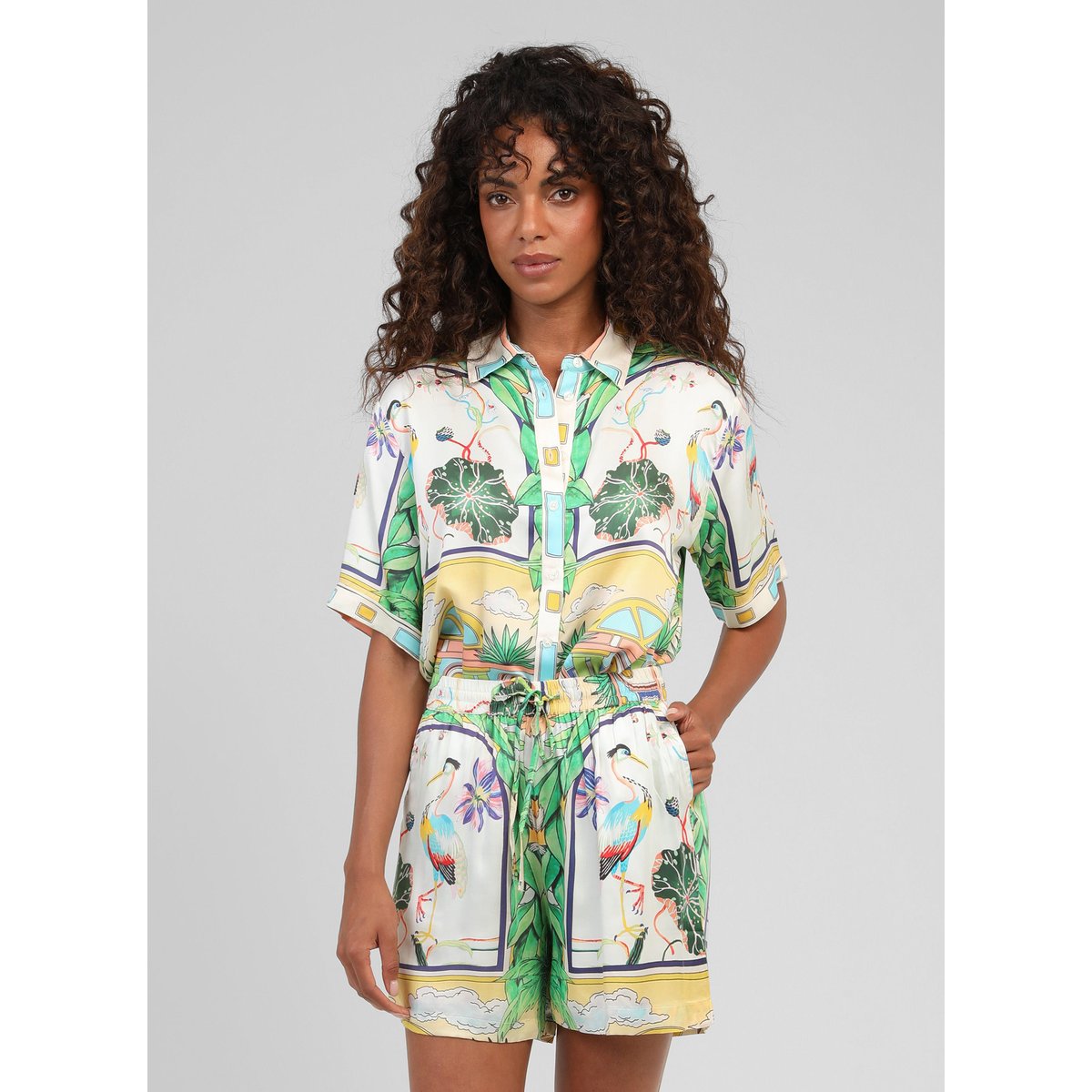 Chemise SILVALY naturalia ciel, AN'GE