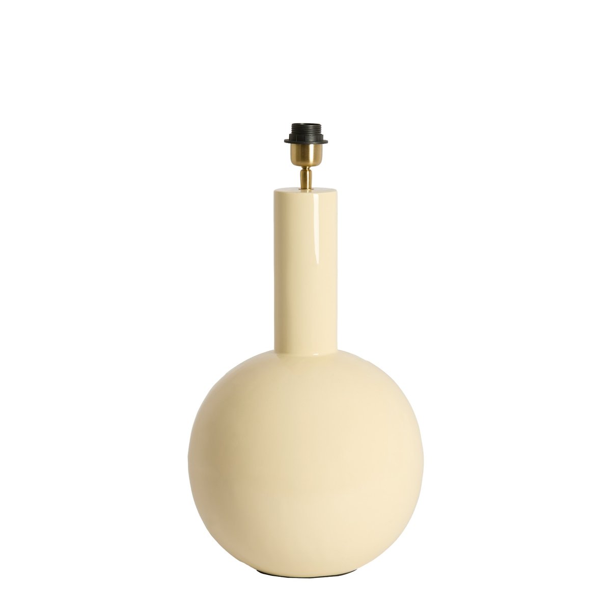 Pied De Lampe Métal BENAO crème, LIGHT & LIVING