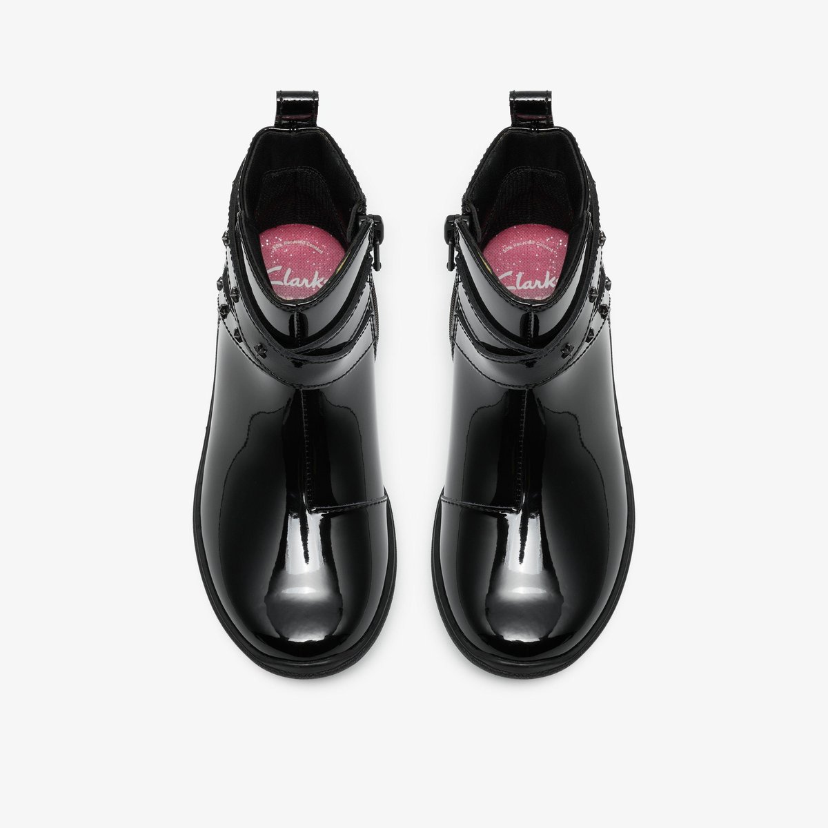 Boots Brevet Coupe Large RELDA STAR K noir, CLARKS
