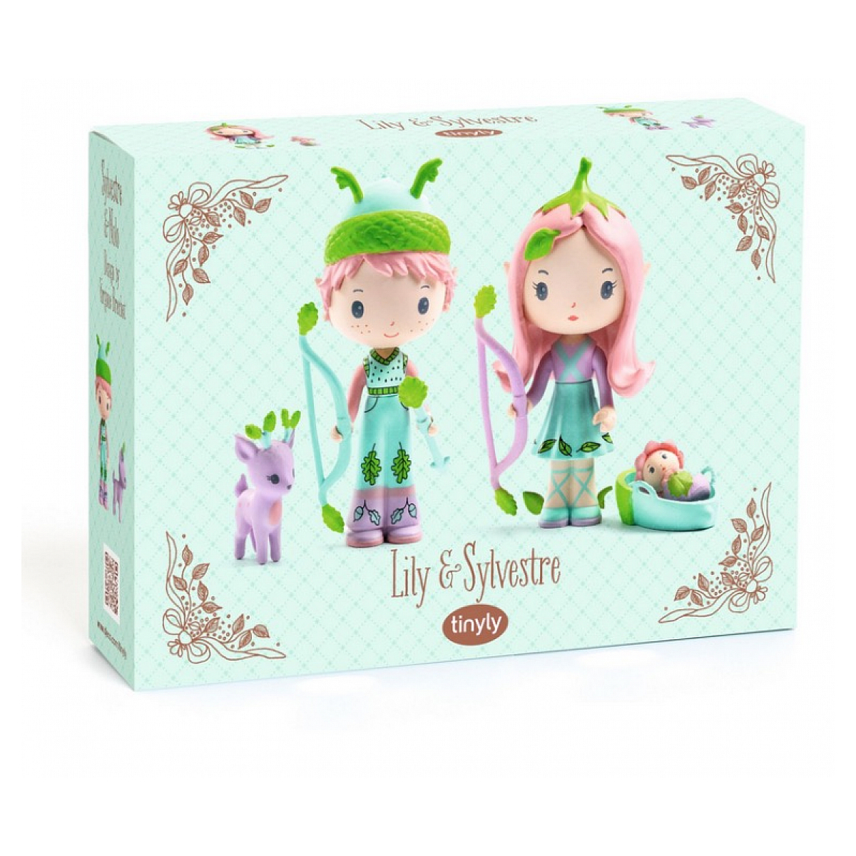 Figurine rouge, violet, rose, DJECO