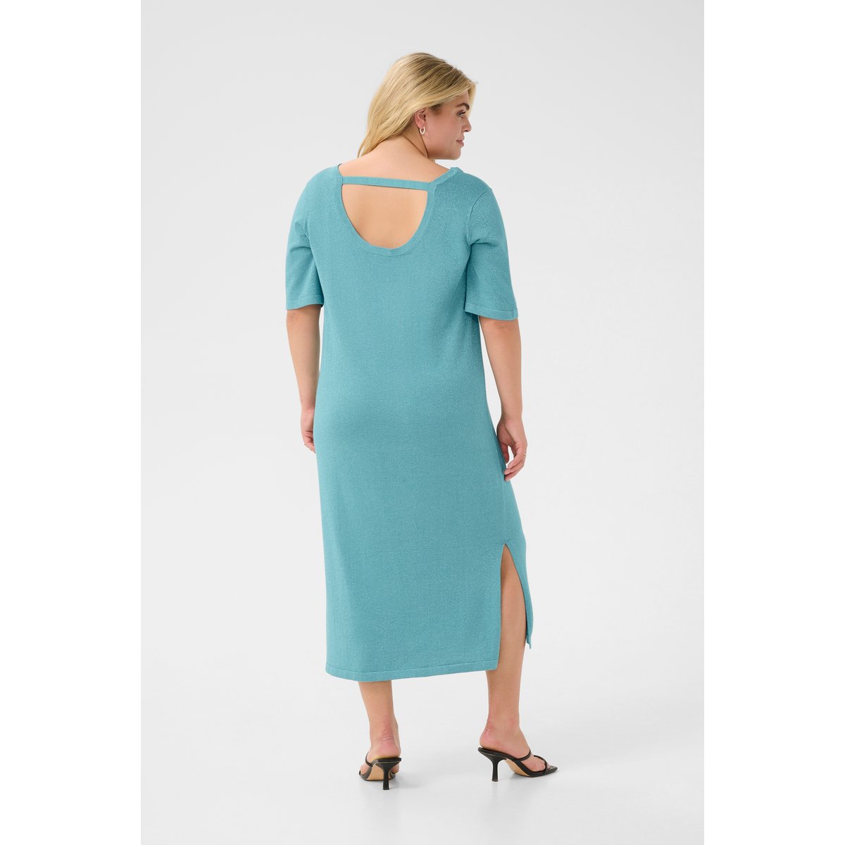 Dress bleu teal, KAFFE CURVE